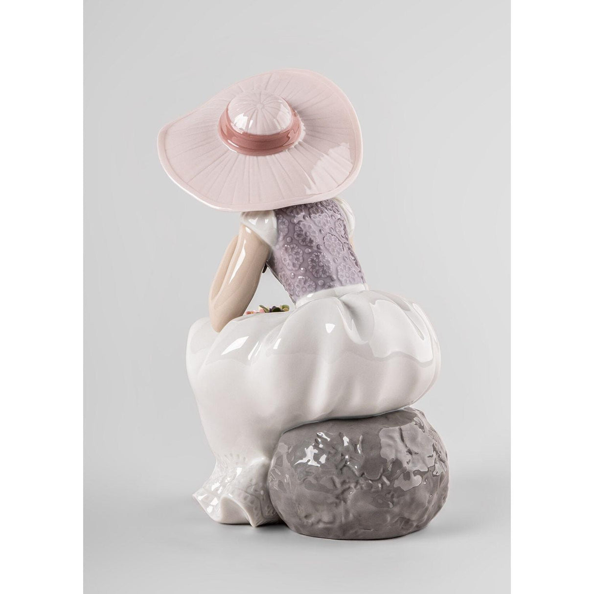 Lladró Scultura Bimba E' Arrivata la Primavera 23x11cm Porcellana