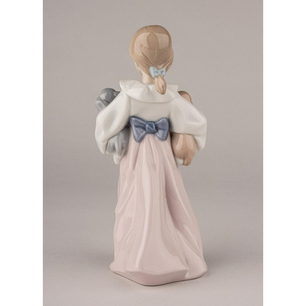 Lladró Figurina Bimba con Cuccioli 20x9cm Porcellana