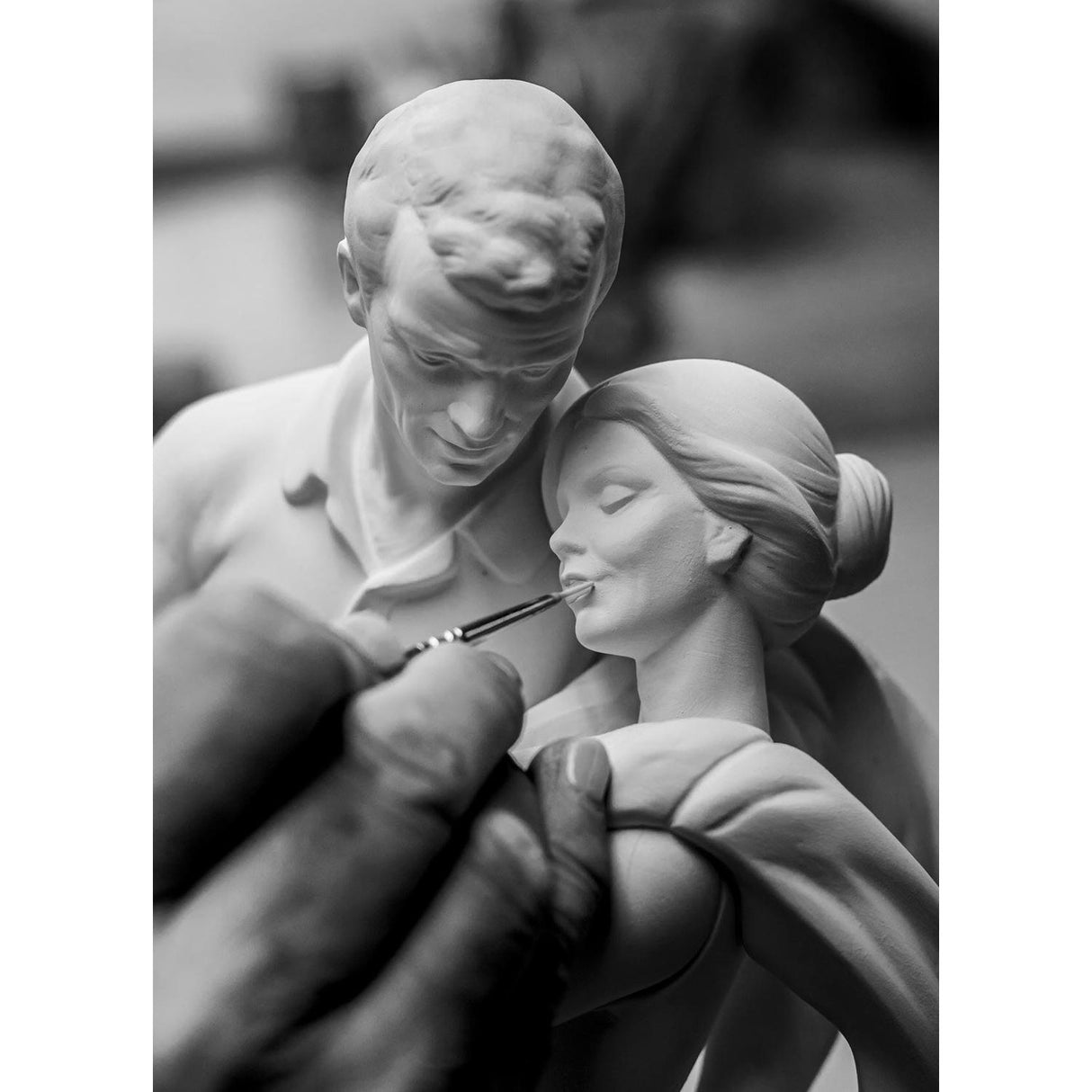 LLADRO' Figurina Coppia Tu per Me Sei Tutto 36x16cm Porcellana