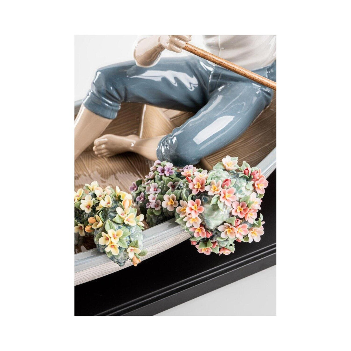 Lladró Scultura Romanticismo Sul Lago Serie Limitata 31x58cm Porcellana