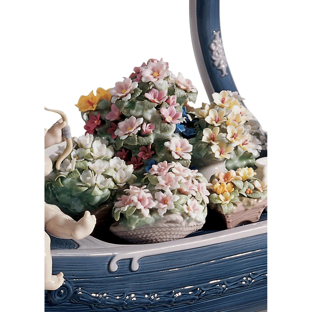 LLADRO' Scultura la Gondola Dell'Amore Edizione Limitata 34x74cm Porcellana