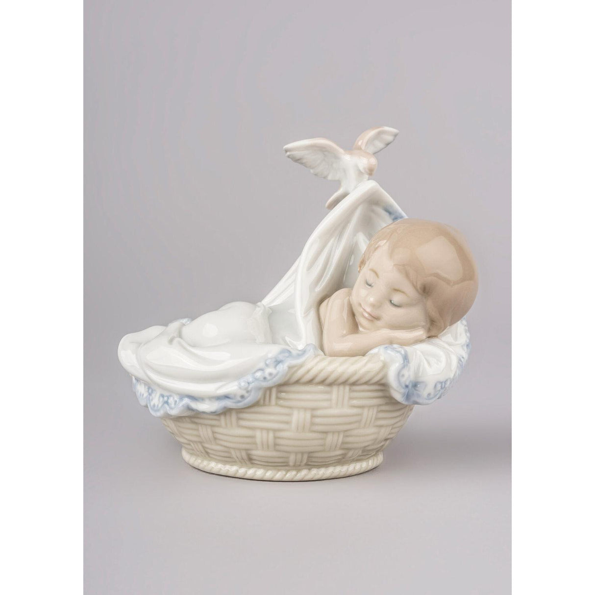 Lladró Figurina Bimbo Teneri Sogni 13x14cm Porcellana