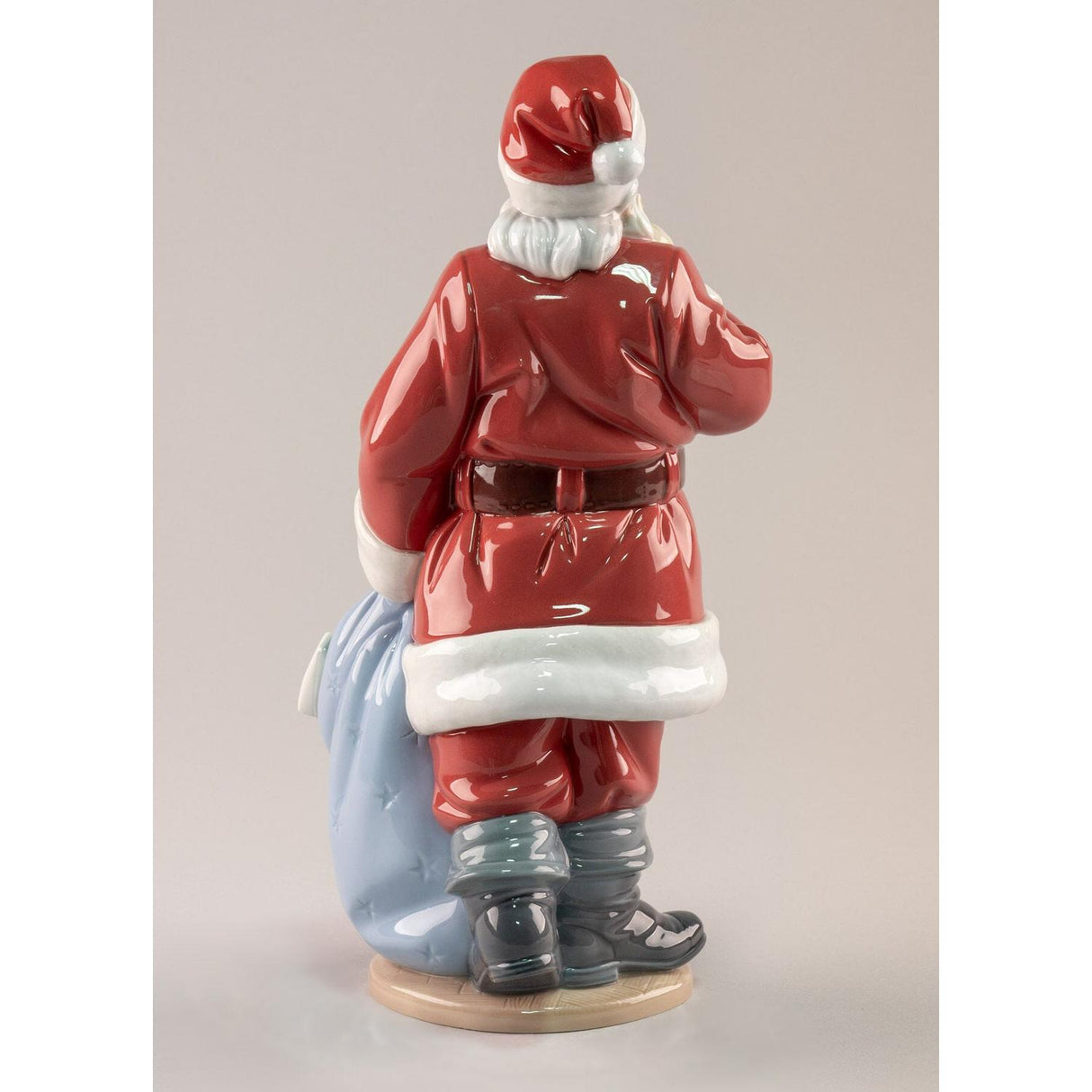 LLADRO' Scultura E' Arrivato Babbo Natale 33x17cm Porcellana