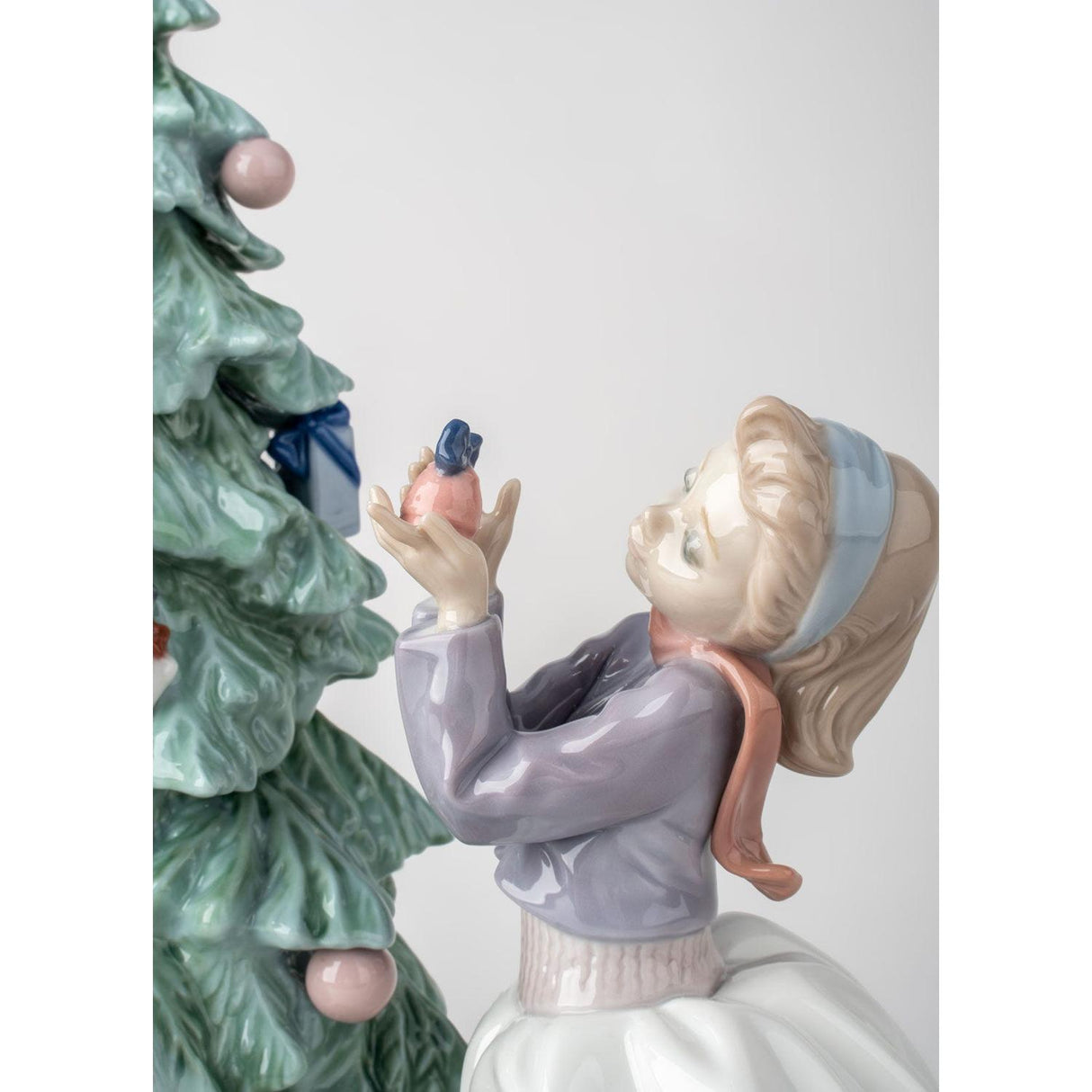 Lladró Figurina L'Albero di Natale 32x28cm Porcellana