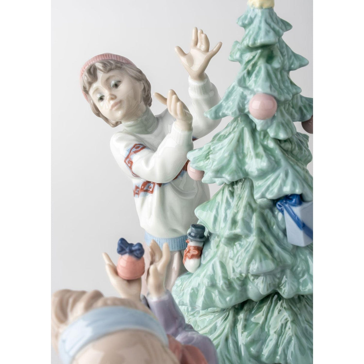 Lladró Figurina L'Albero di Natale 32x28cm Porcellana