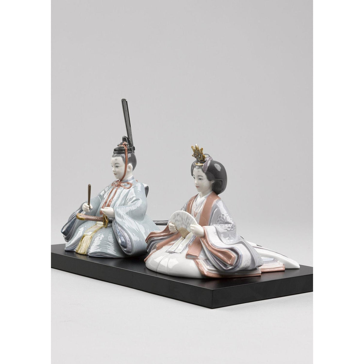 Lladró Figurina Hinamatsuri Dolls 25x40cm Porcellana