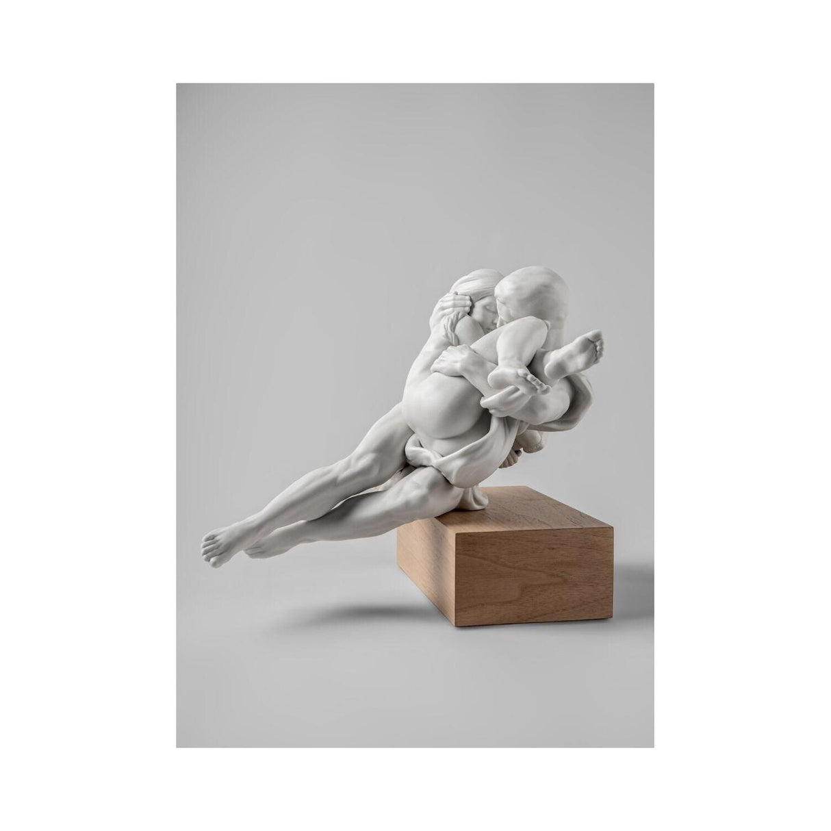 Lladró Scultura di Una Coppia Together 31x32cm Porcellana