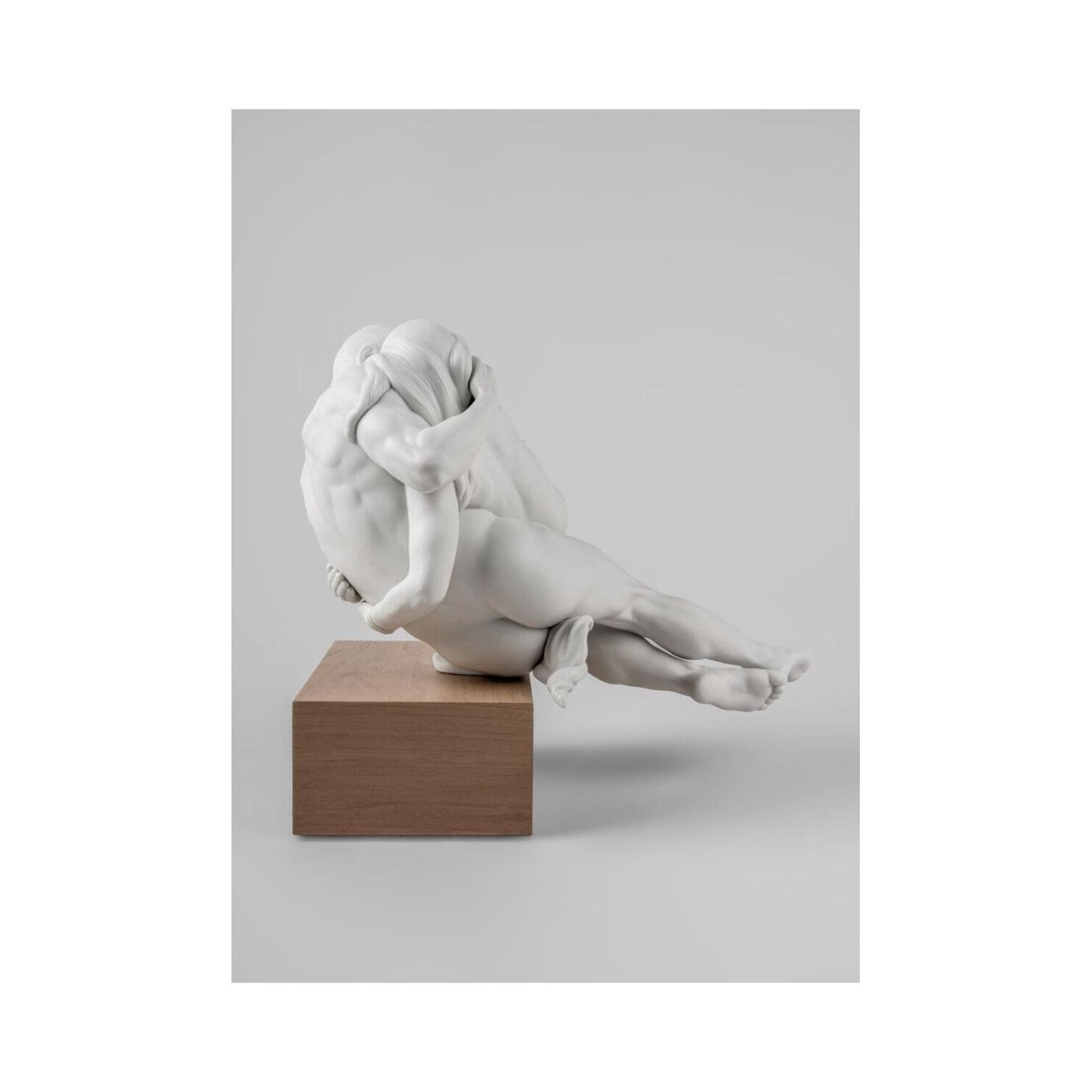 Lladró Scultura di Una Coppia Together 31x32cm Porcellana
