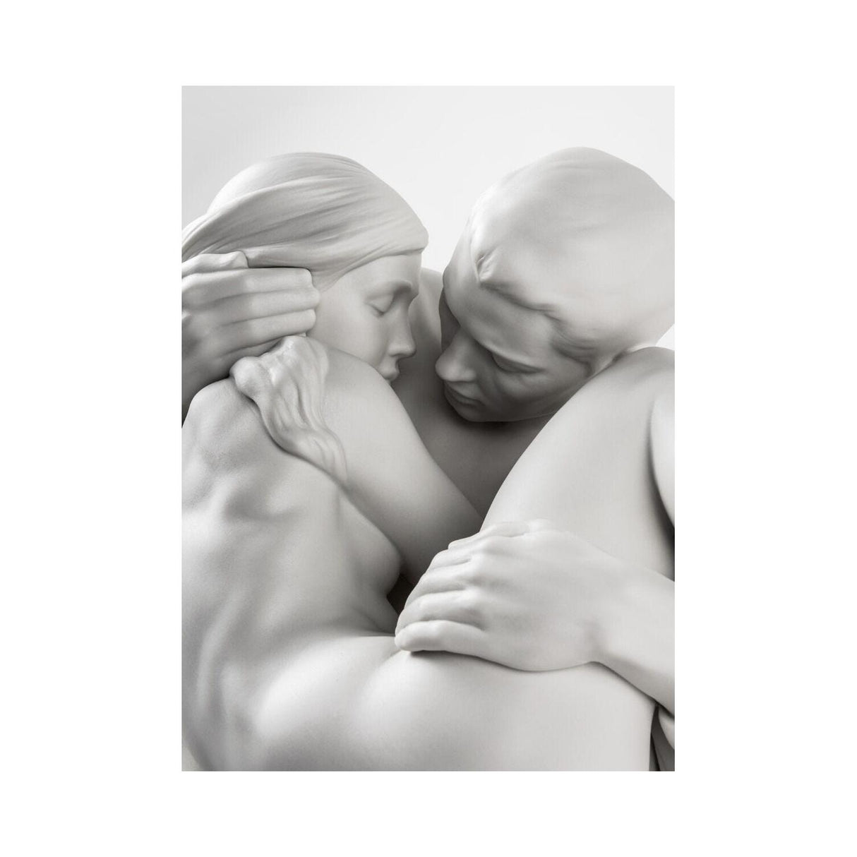 Lladró Scultura di Una Coppia Together 31x32cm Porcellana