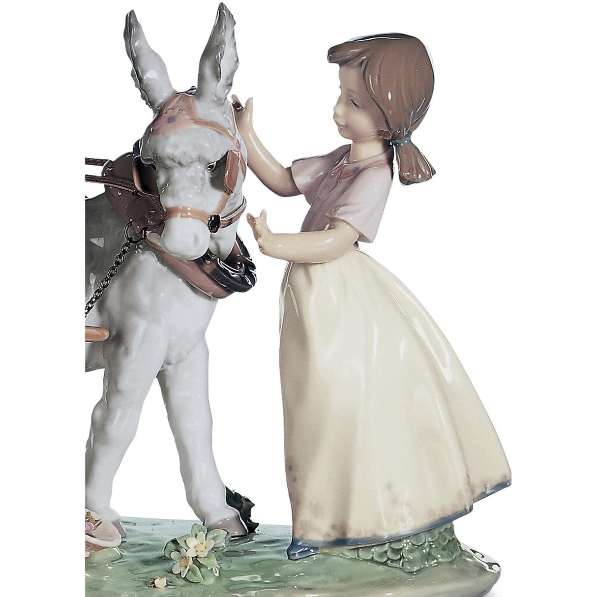 LLADRO' Scultura Bimbi Una Gita Edizione Limitata 29x47cm Porcellana