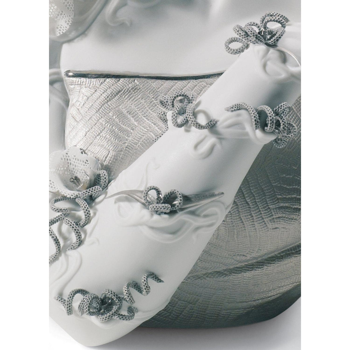 Lladró Figurina Busto My Fair Lady Lustro Argento 36x23cm Porcellana