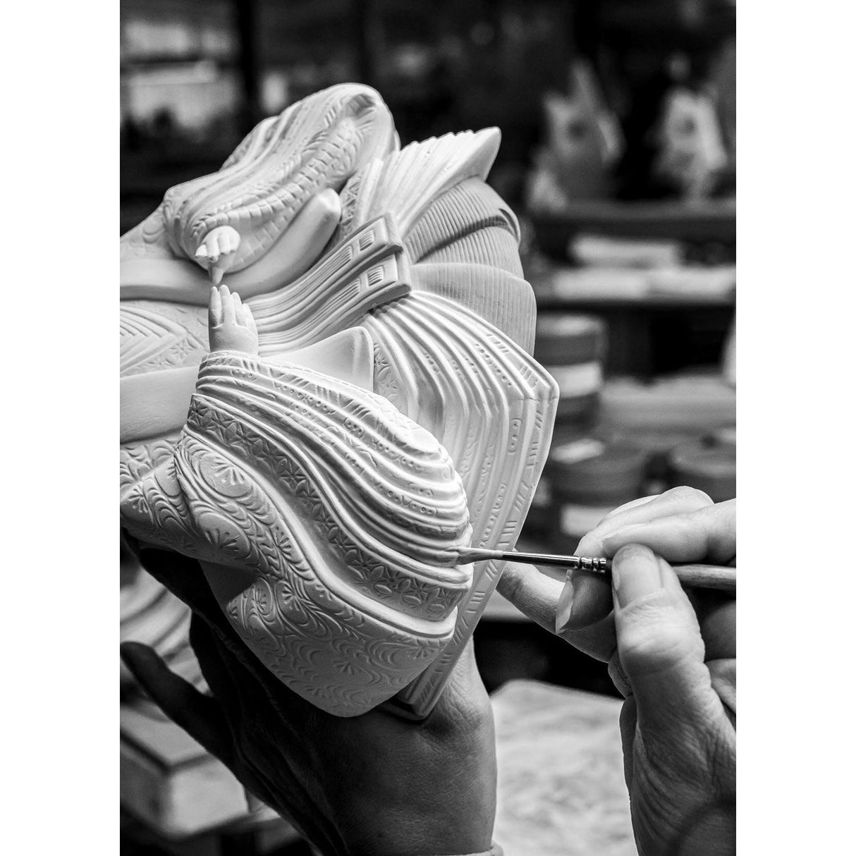 Lladró Figurina Festival Hina Dolls Edizione Limitata 28x55cm Porcellana