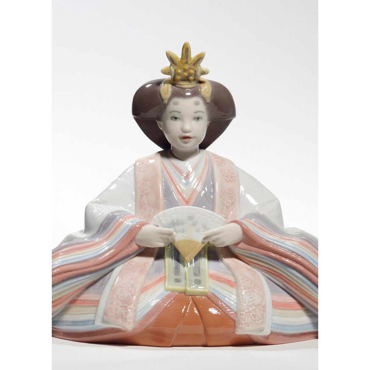 Lladró Figurina Hina Dolls 2012 Edizione Limitata 26x41cm Porcellana