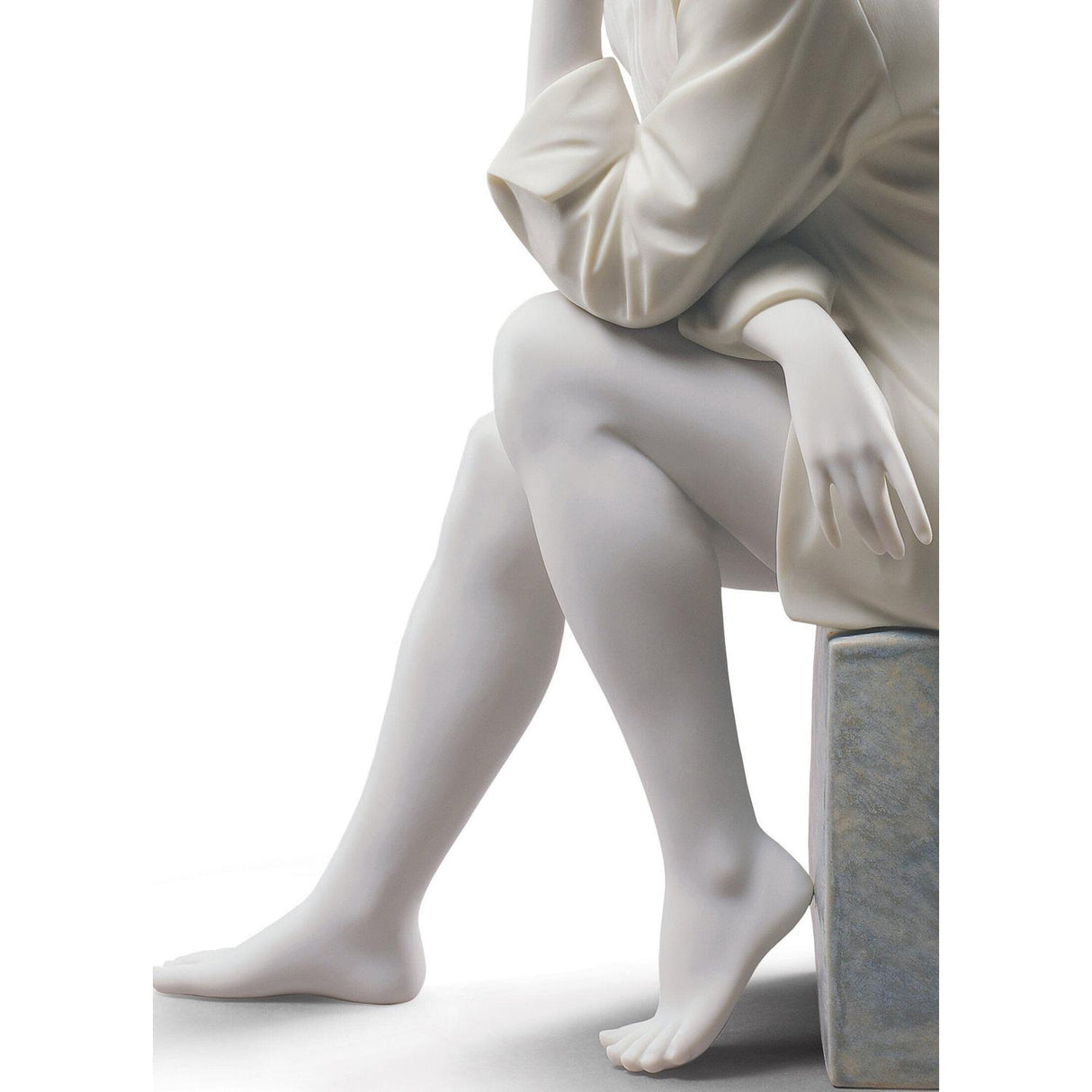 Lladró Figurina Donna Un Momento di Tranquillità 37x17cm Porcellana
