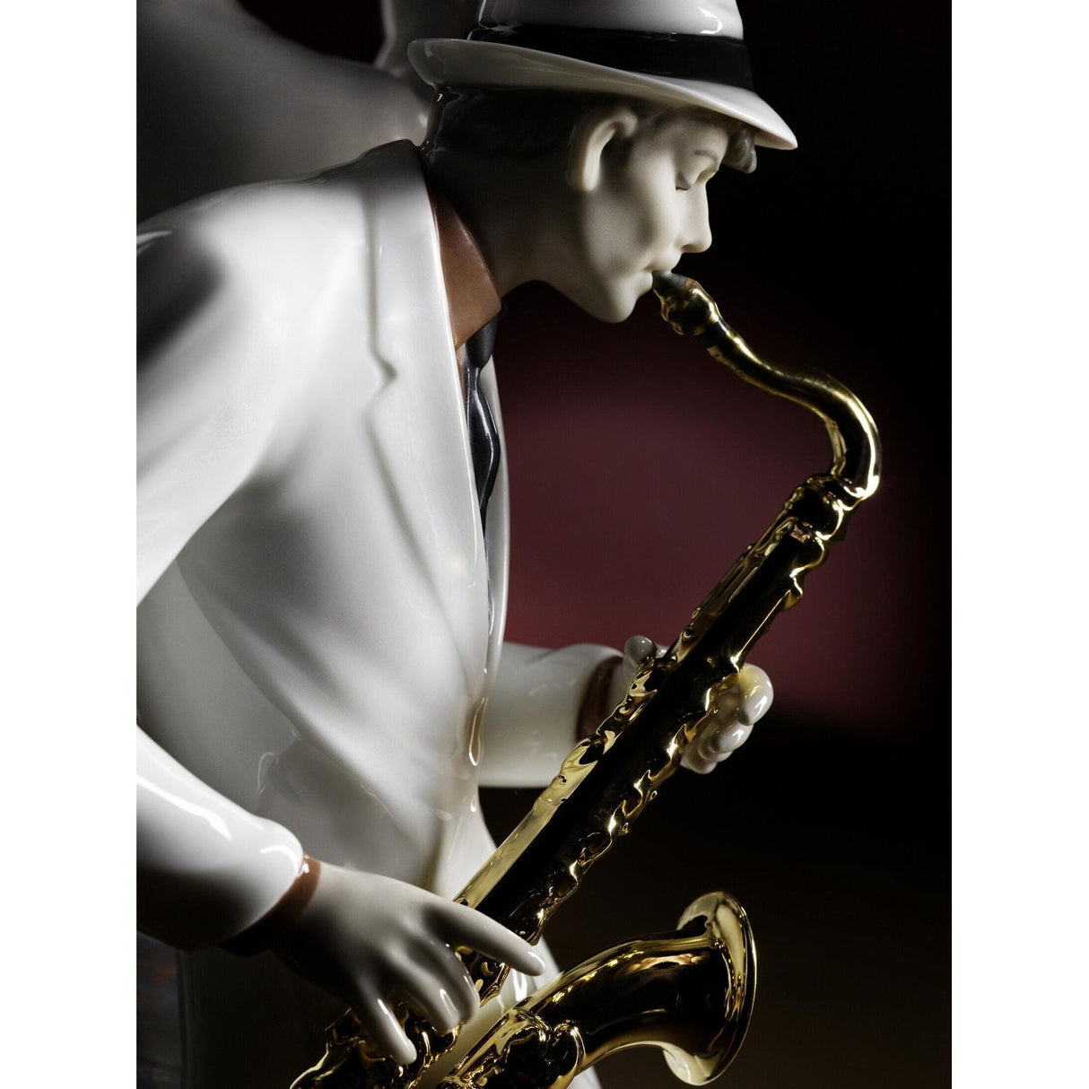 Lladró Figurina Trio di Jazz Edizione Limitata 35x30cm Porcellana