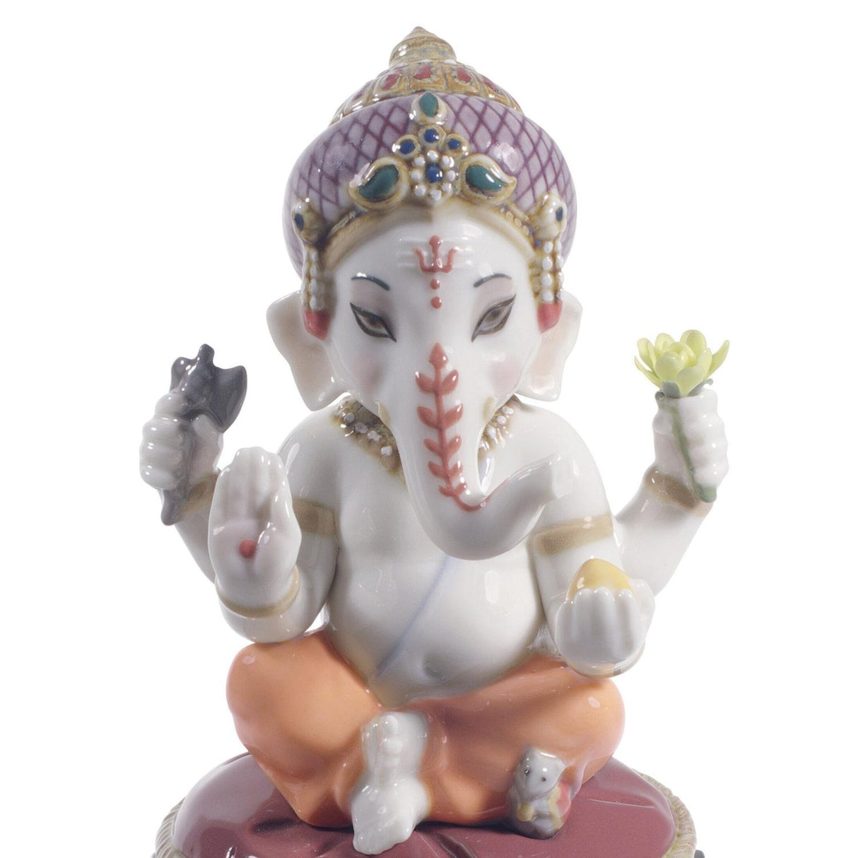 Lladró Figurina Bal Ganesha 18x9cm Porcellana