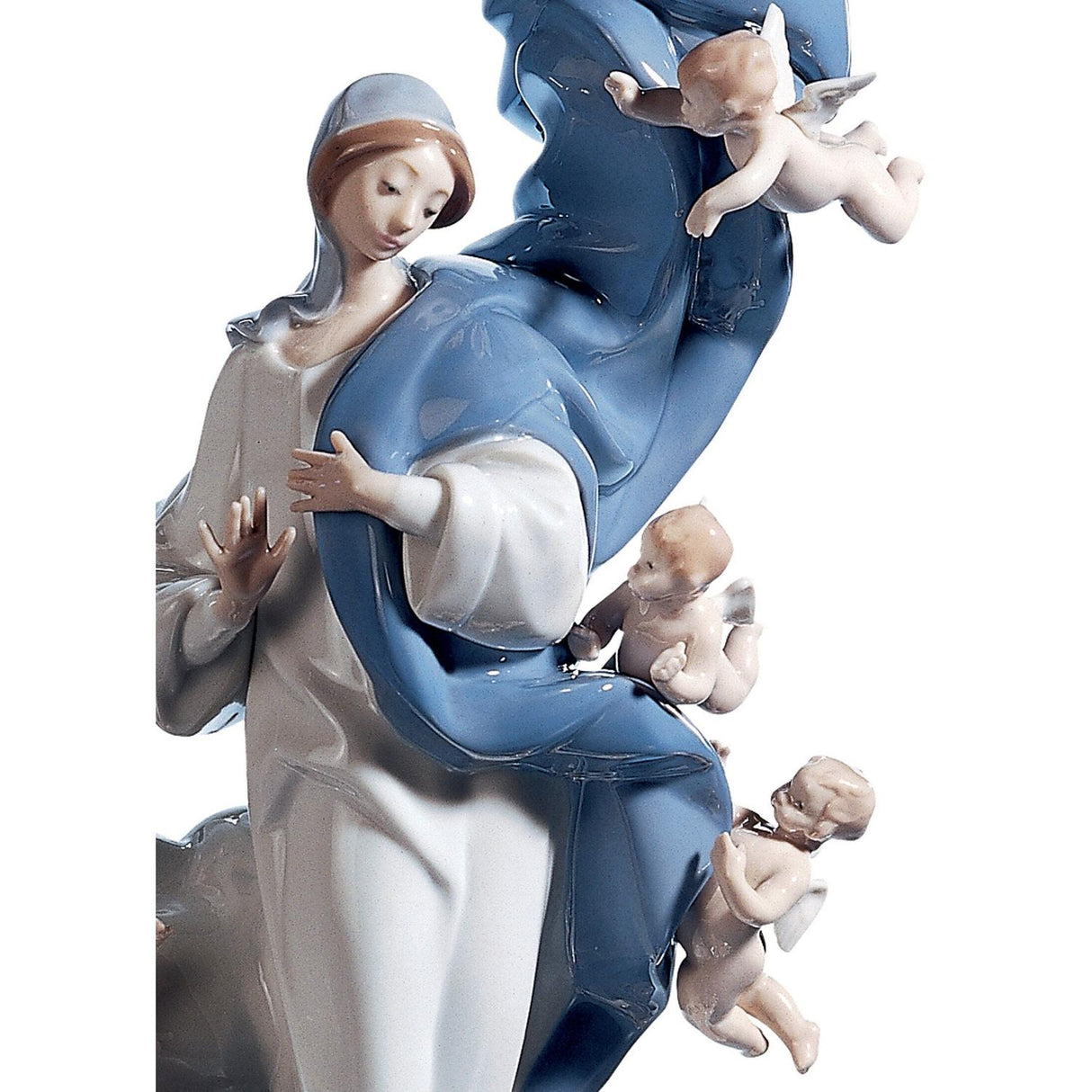 Lladró Figurina Vergine Edizione Limitata 54x26cm Porcellana