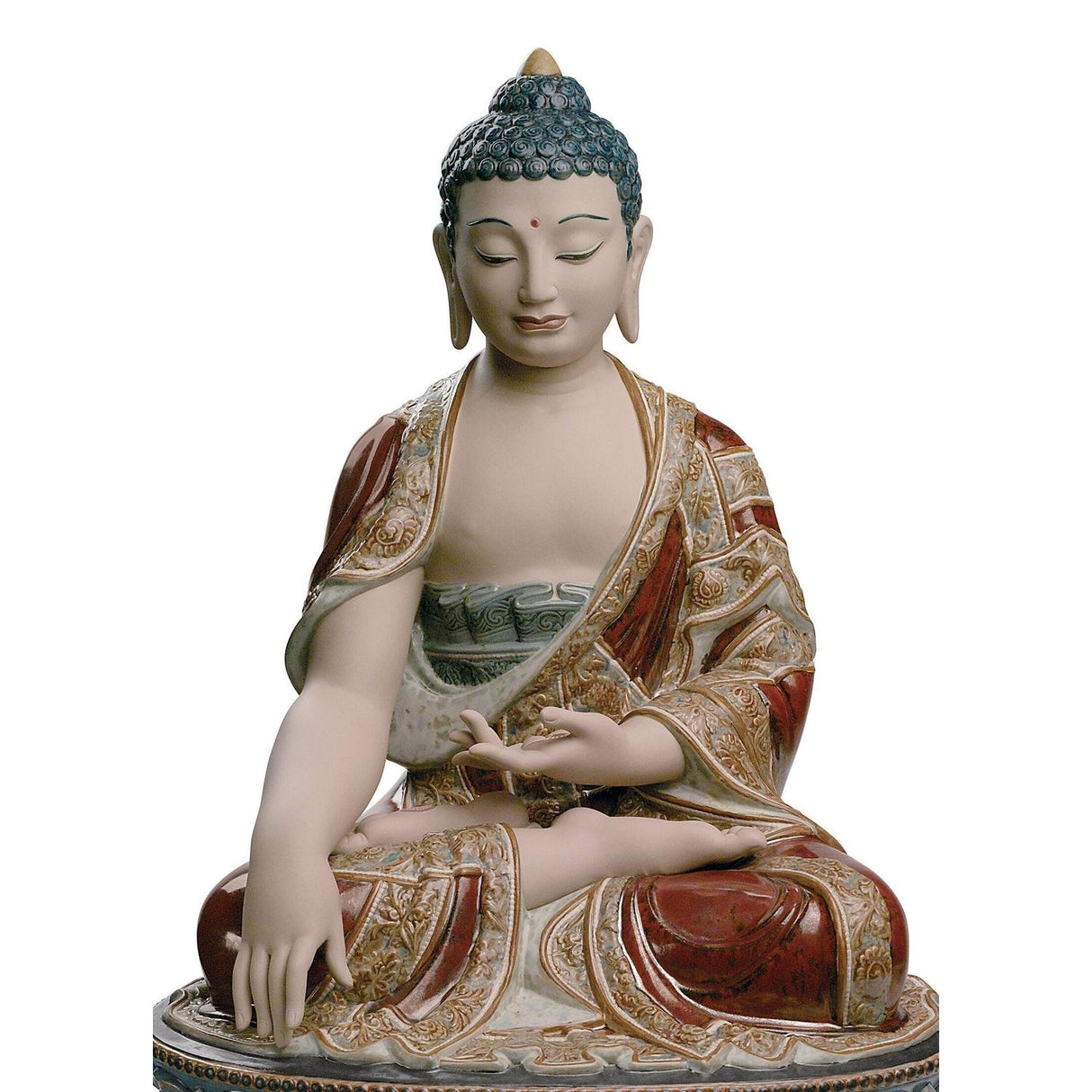 Lladró Figurina Budda Shakyamuni Terra Edizione Limitata 60x38cm Porcellana