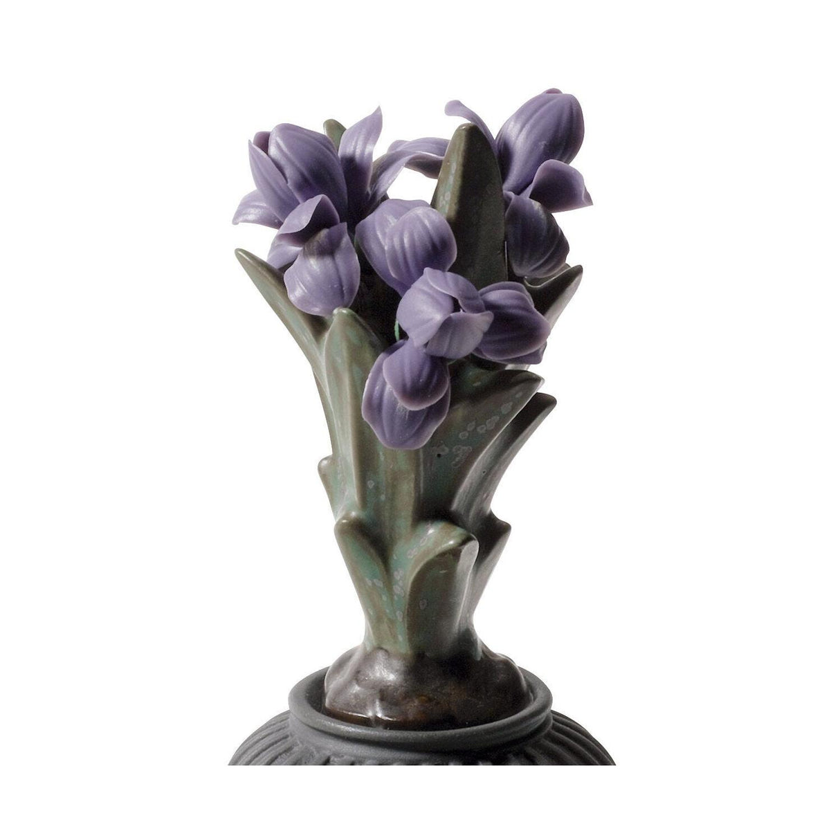 Lladró Figurina Vaso di Iris per Bimbo Samurai 13x5cm Porcellana