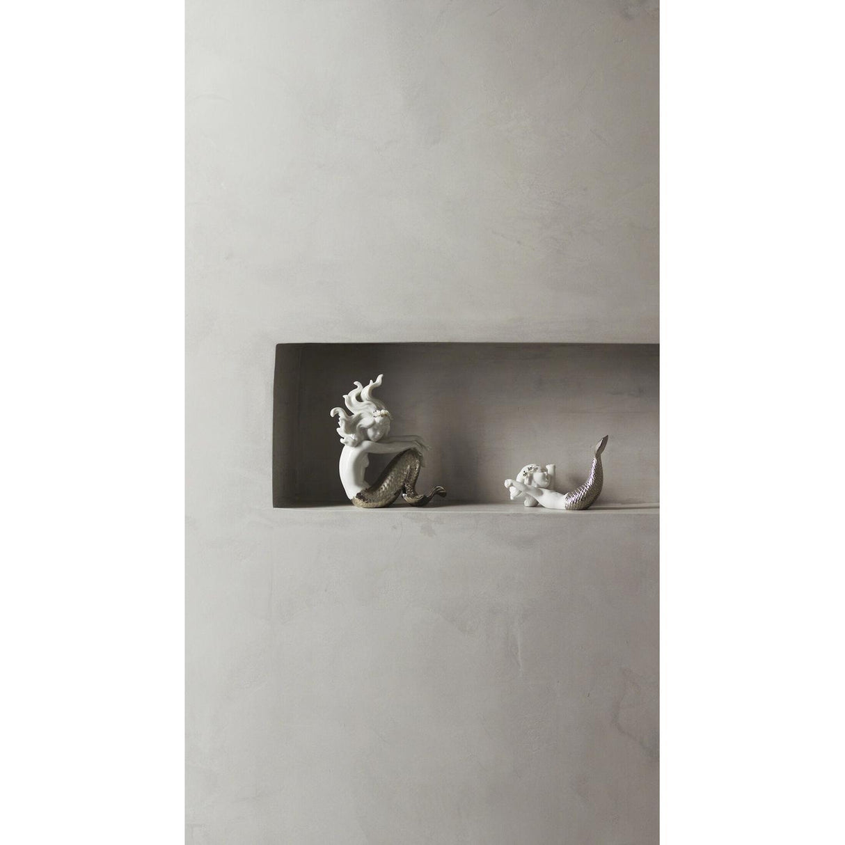 Lladró Figurina Sirena 18x9cm Porcellana