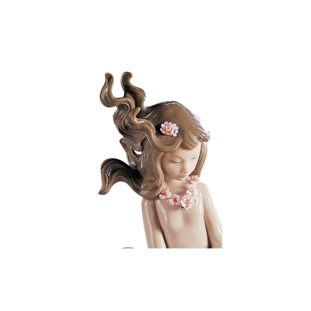 Lladró Figurina Sirena 18x9cm Porcellana