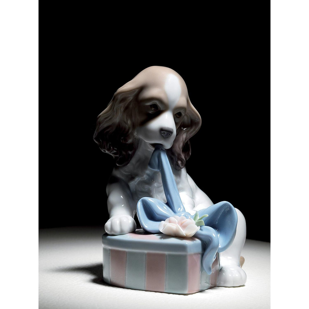 Lladró Figurina Cane Sono Impaziente! 13x12cm Porcellana