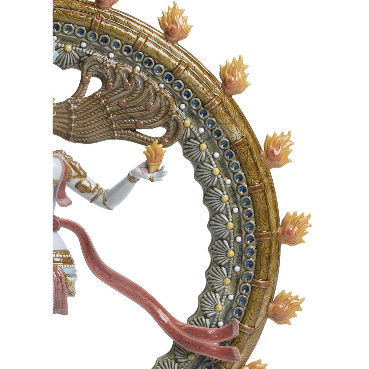 Lladró Scultura Shiva Nataraja Edizione Limitata 47x44cm Porcellana