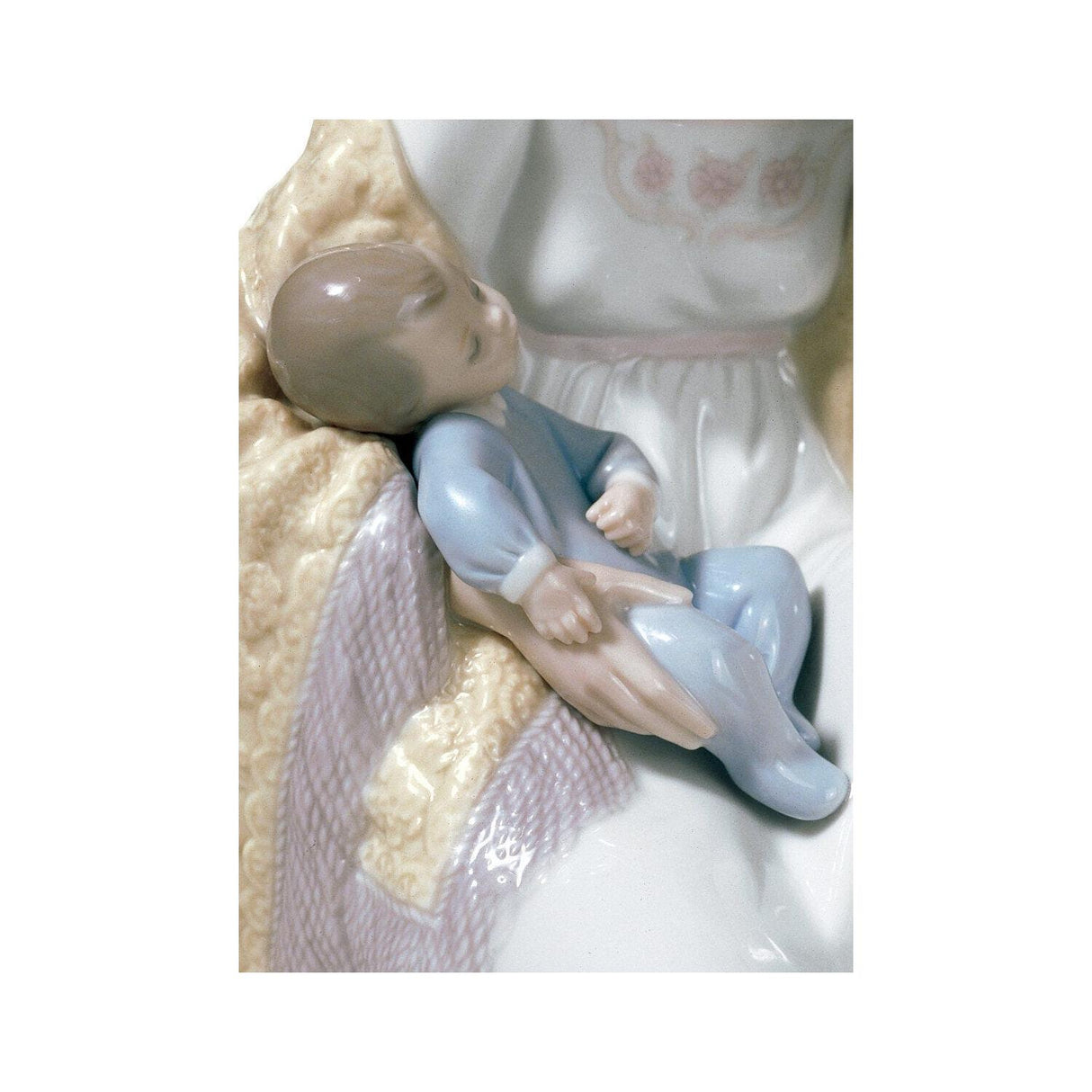 Lladró Figurina Benvenuto Nella Famiglia 22x18cm Porcellana