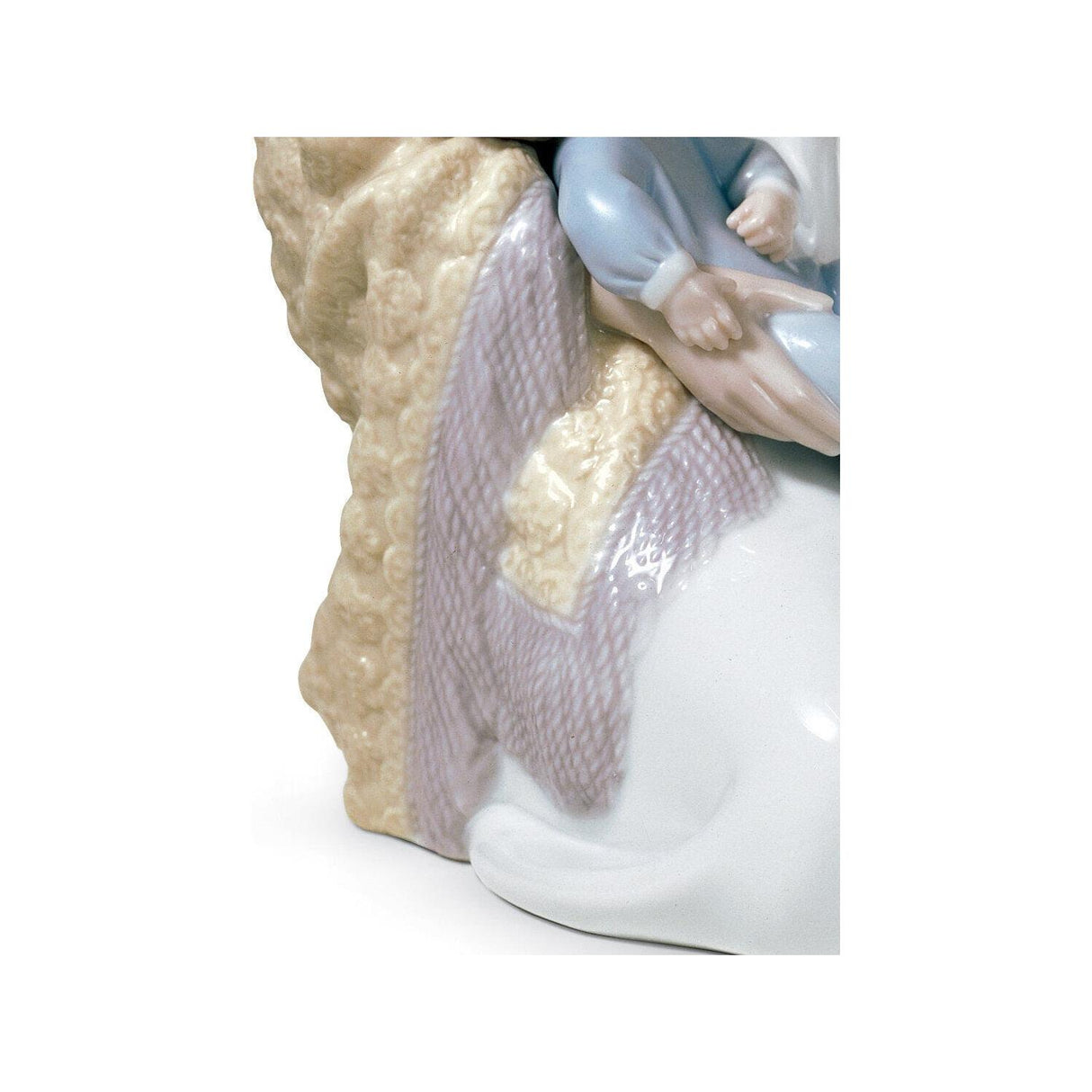 Lladró Figurina Benvenuto Nella Famiglia 22x18cm Porcellana