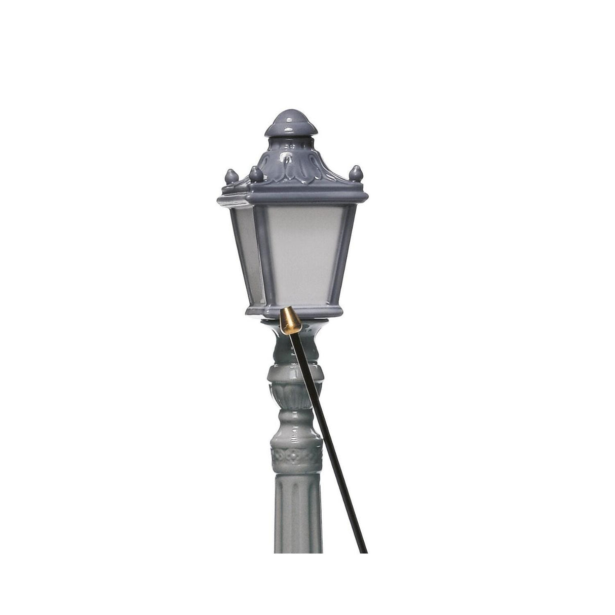 LLADRO' Figurina L'Uomo Dei Lampioni 48x14cm Porcellana