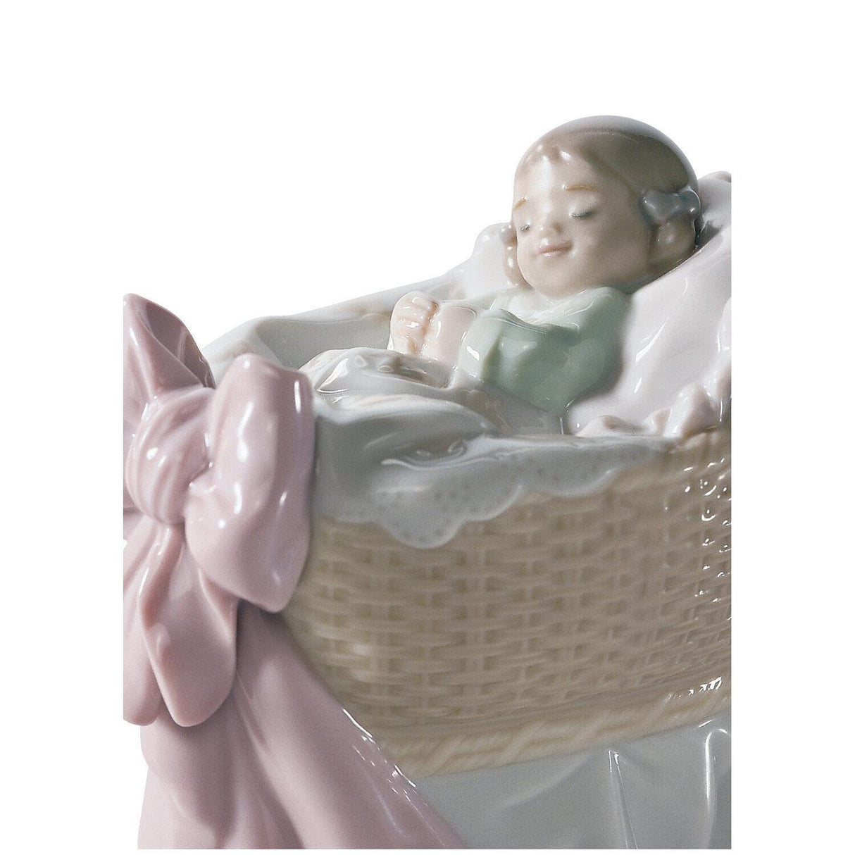 Lladró Figurina Bimba Un Regalo Dal Cielo 9x7cm Porcellana