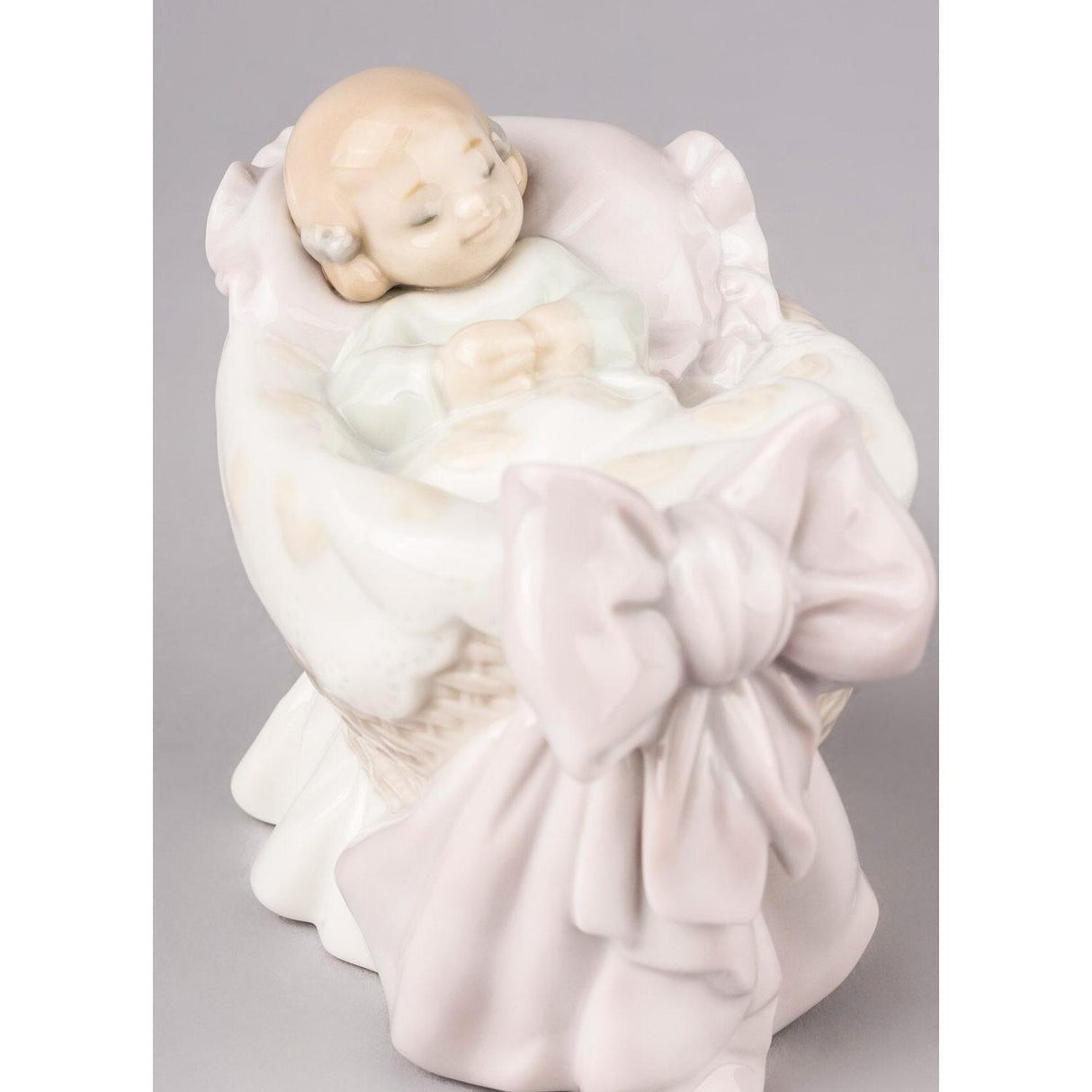 Lladró Figurina Bimba Un Regalo Dal Cielo 9x7cm Porcellana