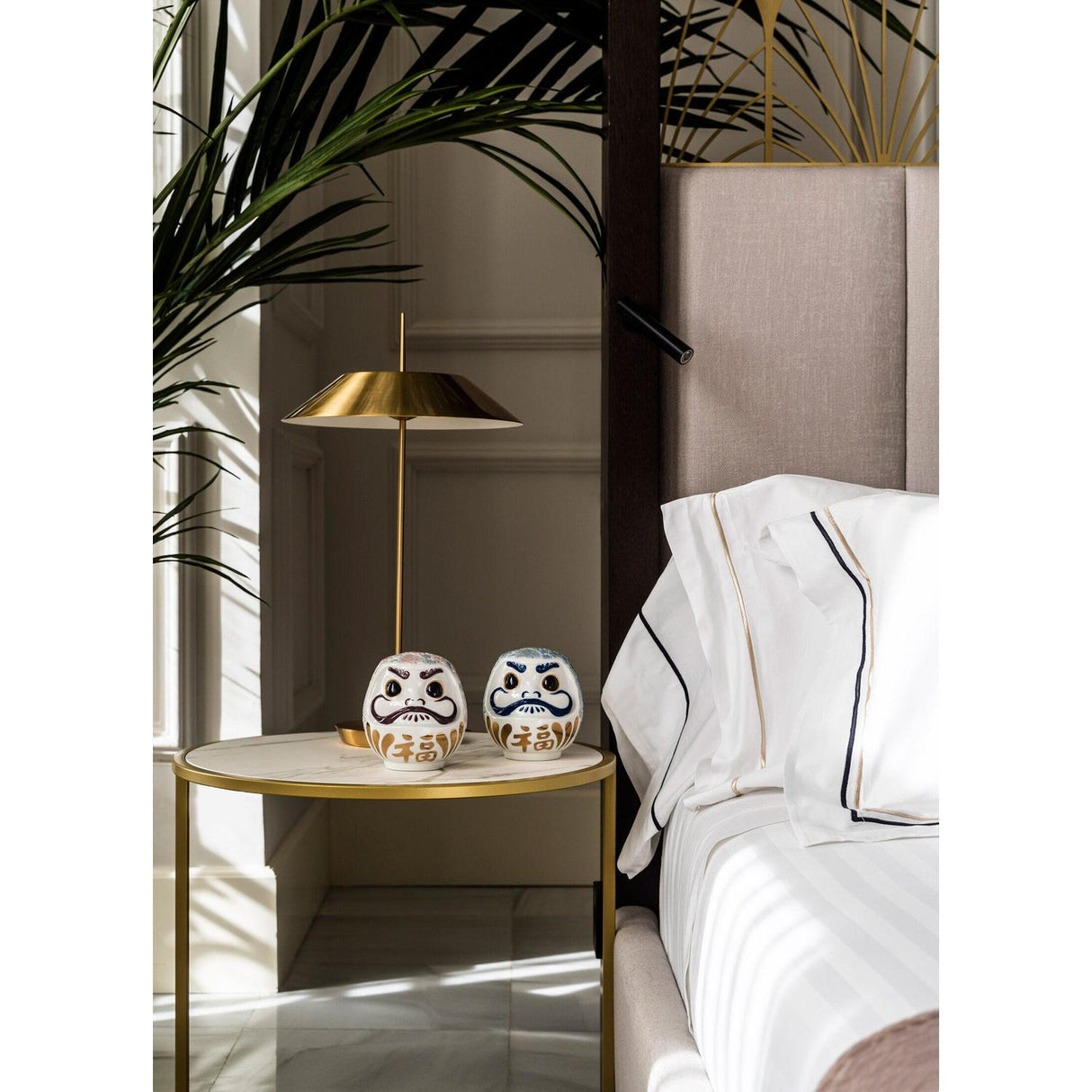 Lladró Daruma Blu 12x12cm Porcellana