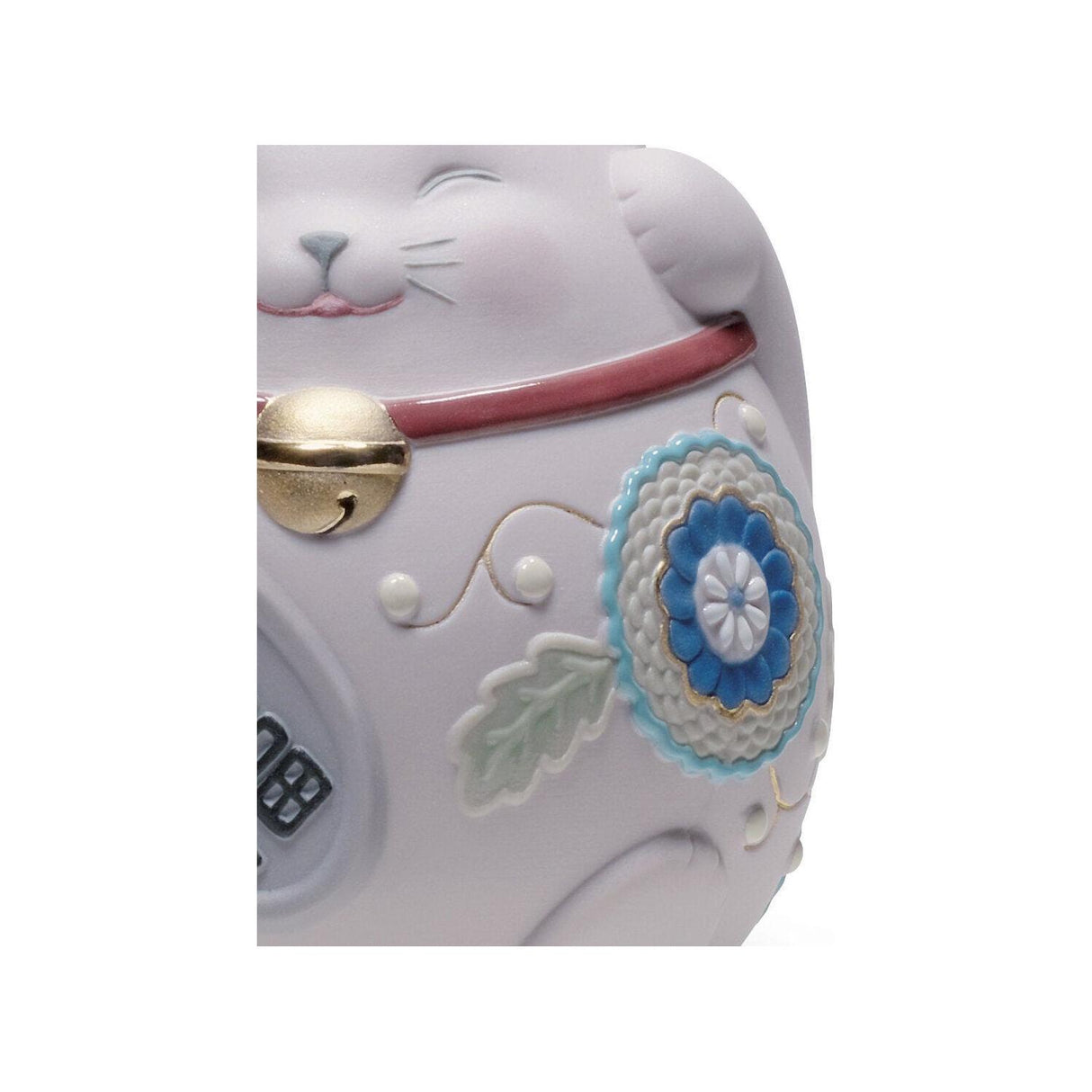 Lladró Figurina Maneki Neko III 10x9cm Porcellana