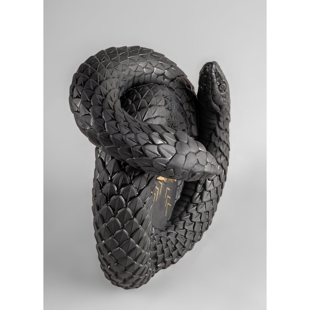 LLADRO' Orologio Snakes 21x22cm Porcellana