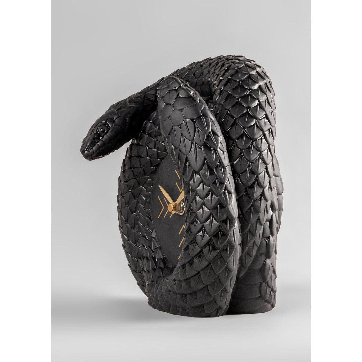 LLADRO' Orologio Snakes 21x22cm Porcellana