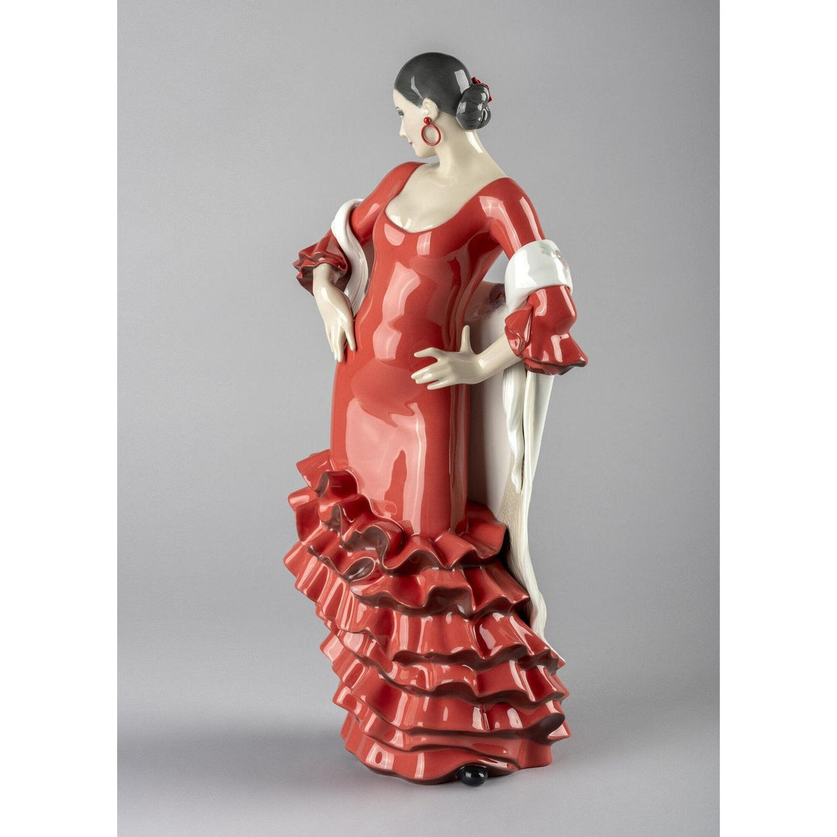 LLADRO' Figurina Donna Anima Flamenco 43x19cm Porcellana