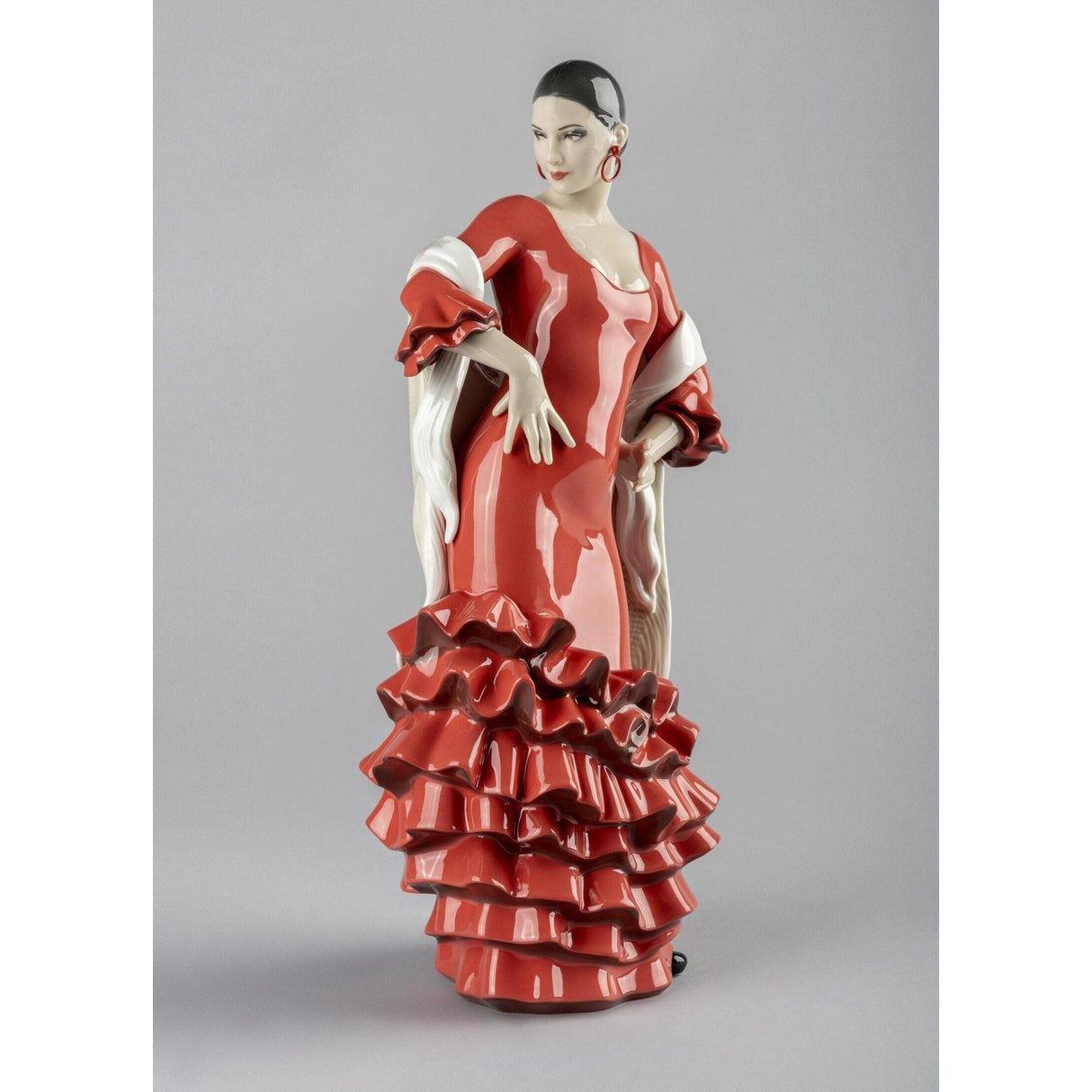 LLADRO' Figurina Donna Anima Flamenco 43x19cm Porcellana