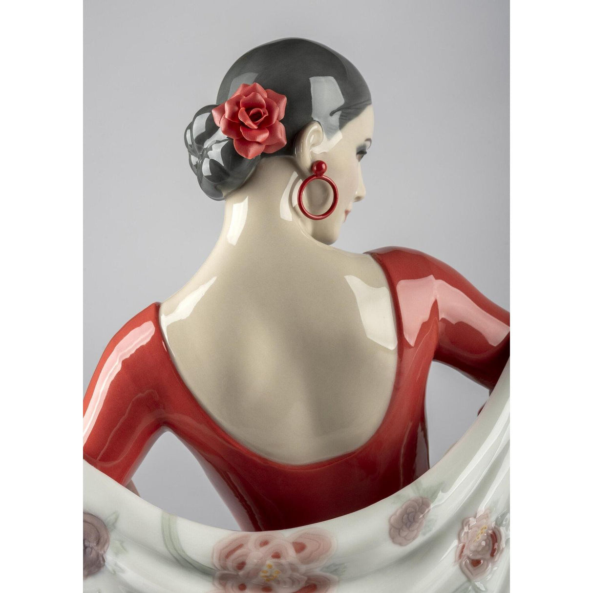 LLADRO' Figurina Donna Anima Flamenco 43x19cm Porcellana