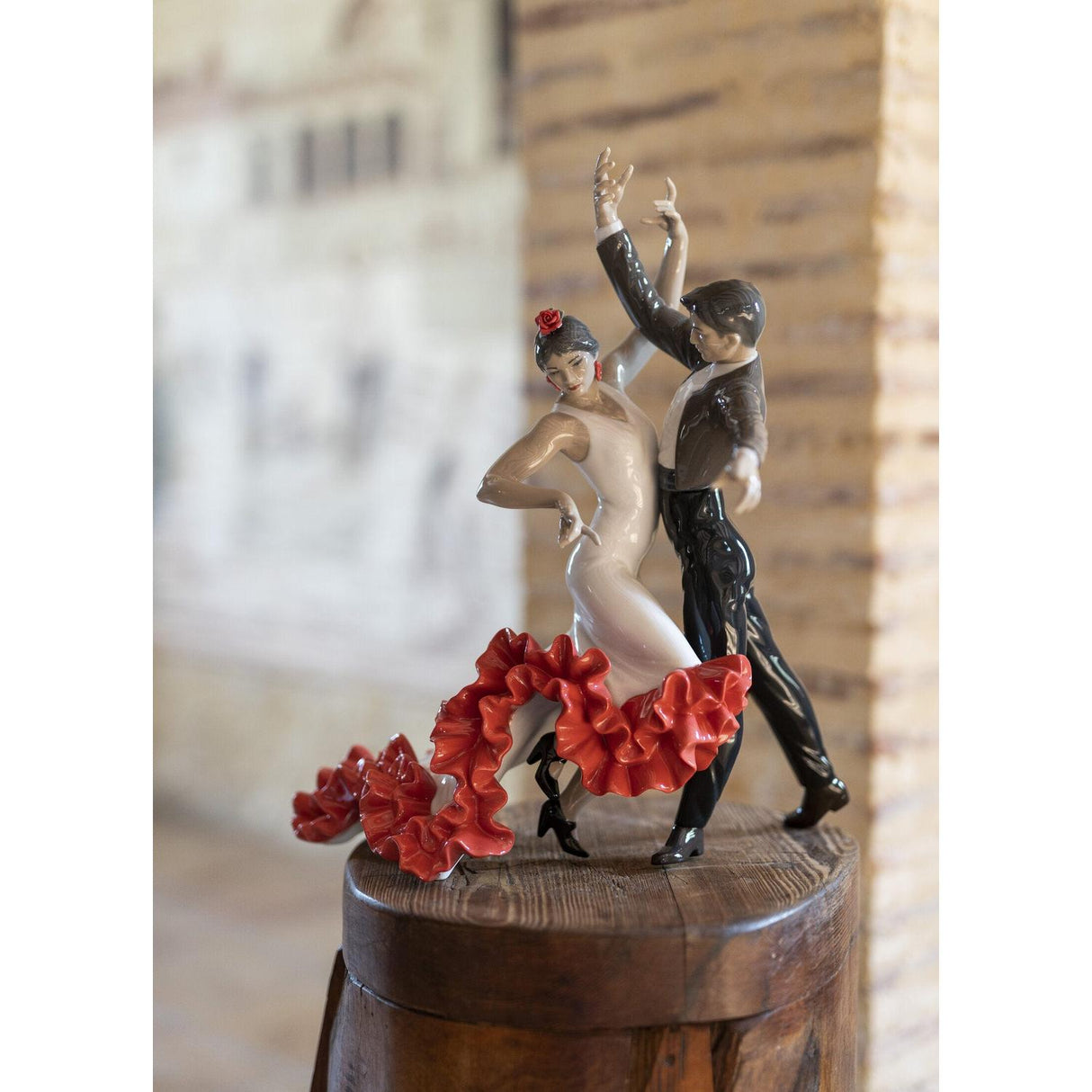 Lladró Figurina Flamenco 44x38cm Porcellana
