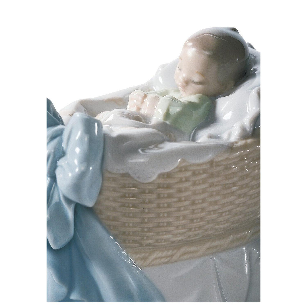 Lladró Figurina Bimbo Un Regalo Dal Cielo 9x7cm Porcellana