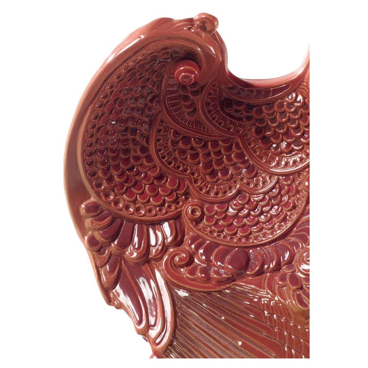 Lladró Scultura Rinascita Della Fenice Edizione Limitata 49x37cm Porcellana