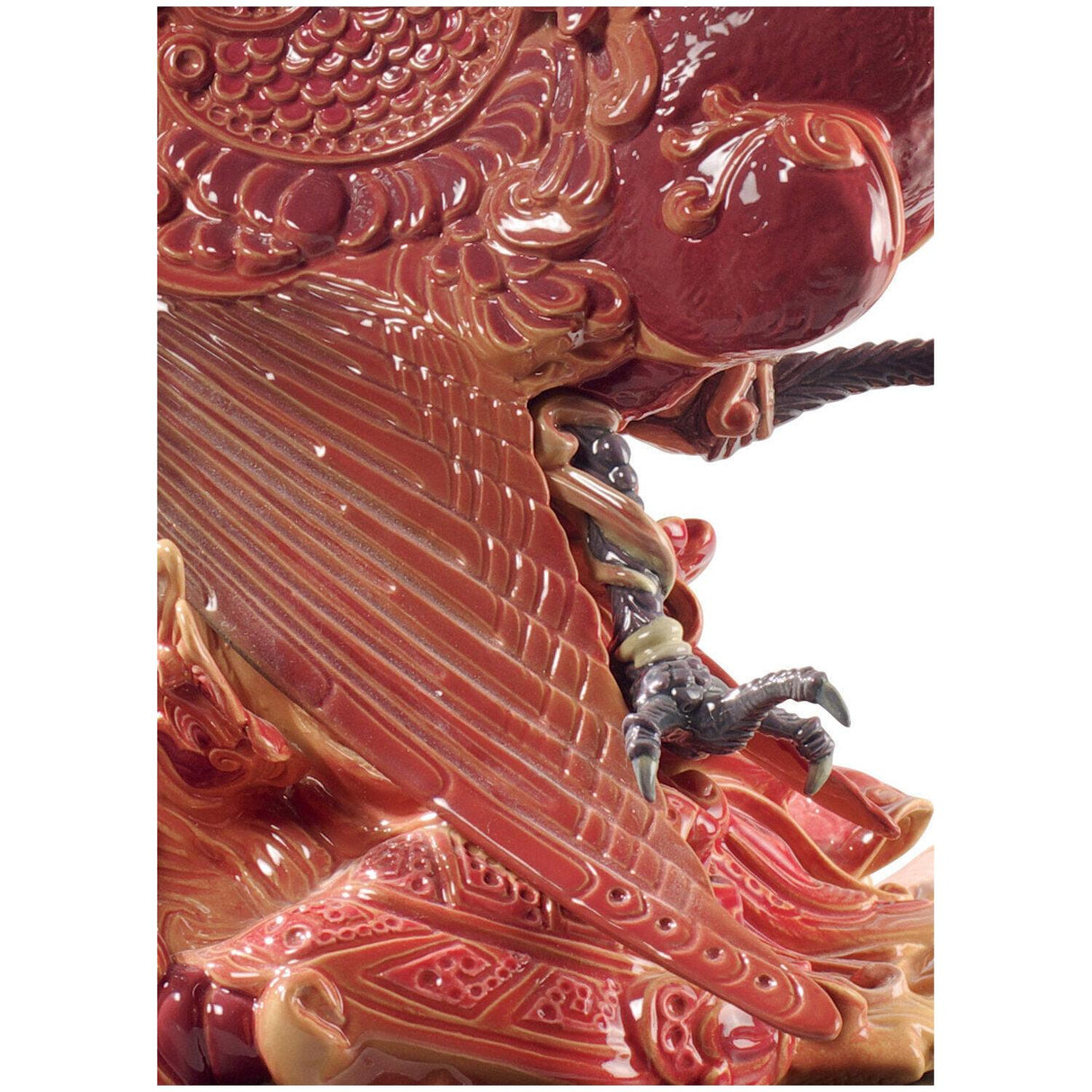 Lladró Scultura Rinascita Della Fenice Edizione Limitata 49x37cm Porcellana