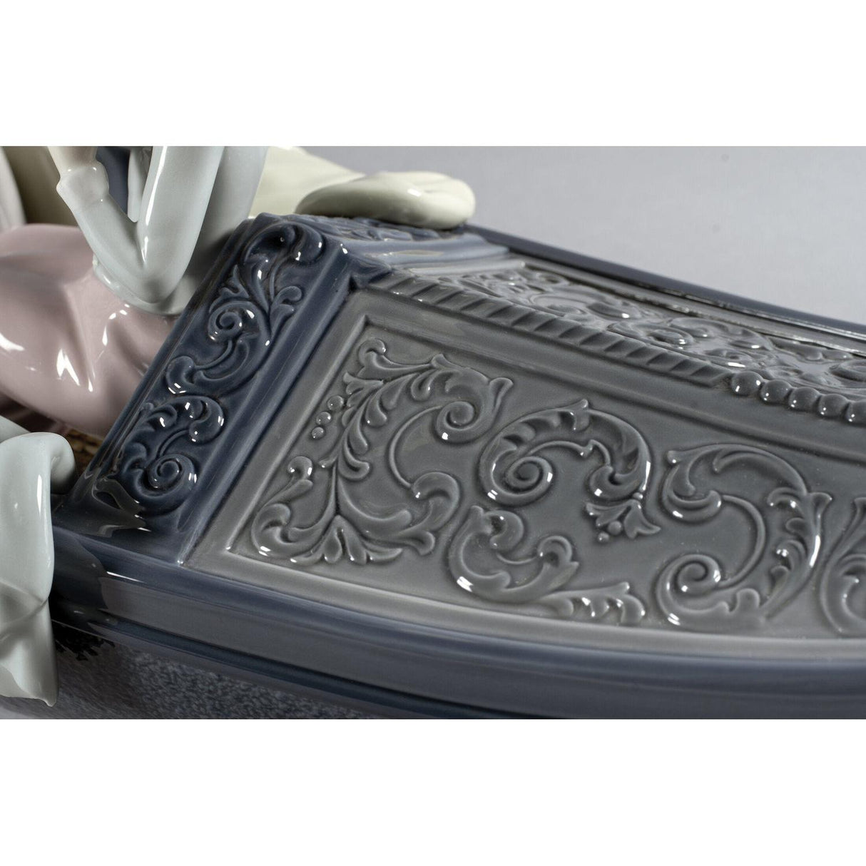 Lladró Scultura Coppia Gondola Edizione Numerata 45x76cm Porcellana