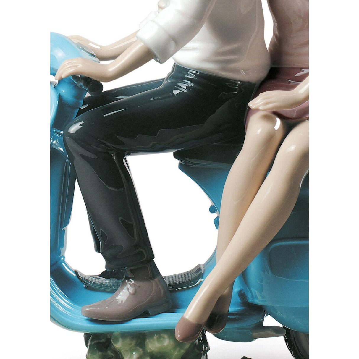 LLADRO' Figurina Coppia a Spasso con Te 27x27cm Porcellana
