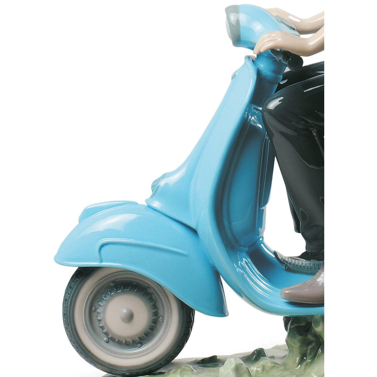 Lladró Figurina Coppia a Spasso con Te 27x27cm Porcellana