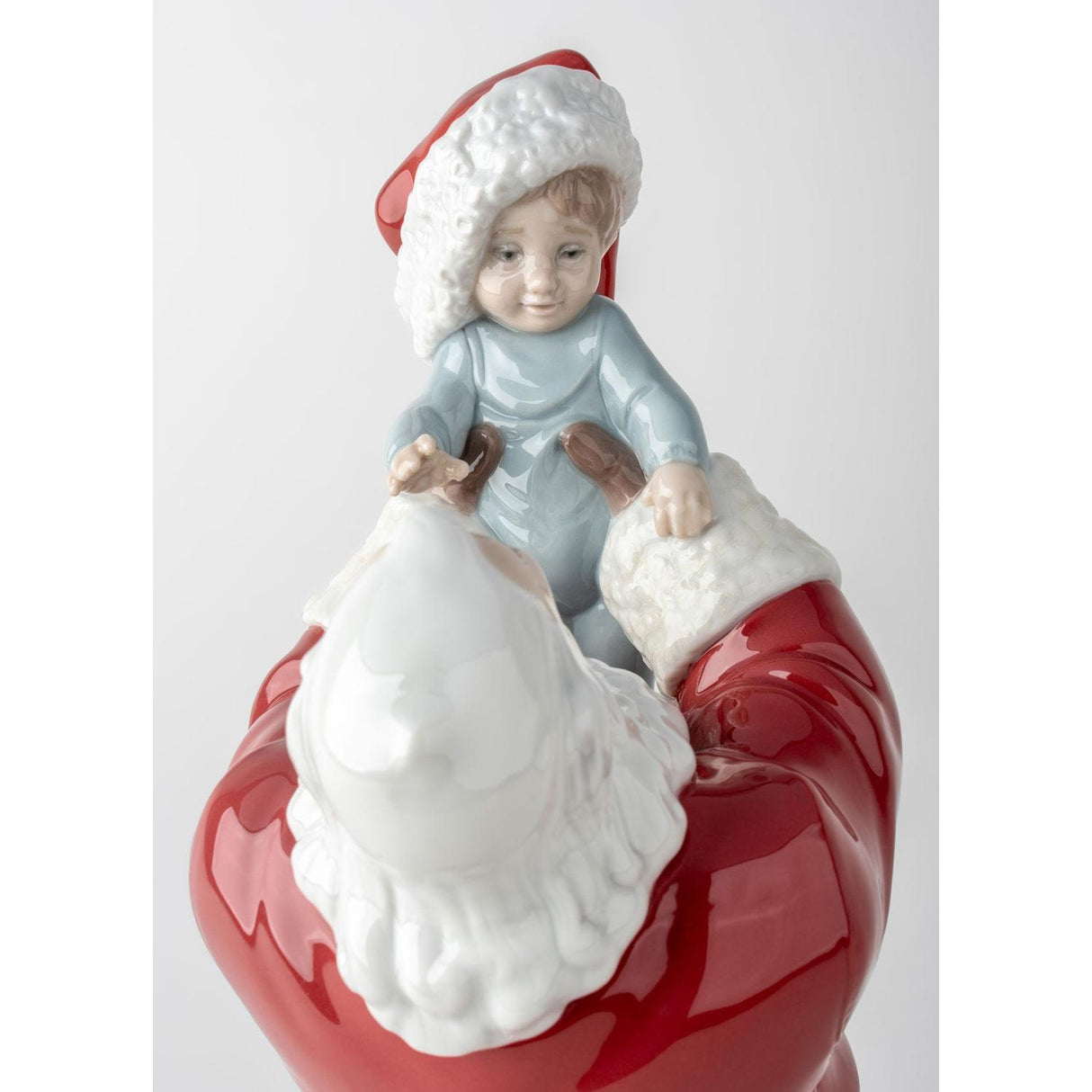 Lladró Buon Natale Babbo Natale! Scultura 38x13cm Porcellana
