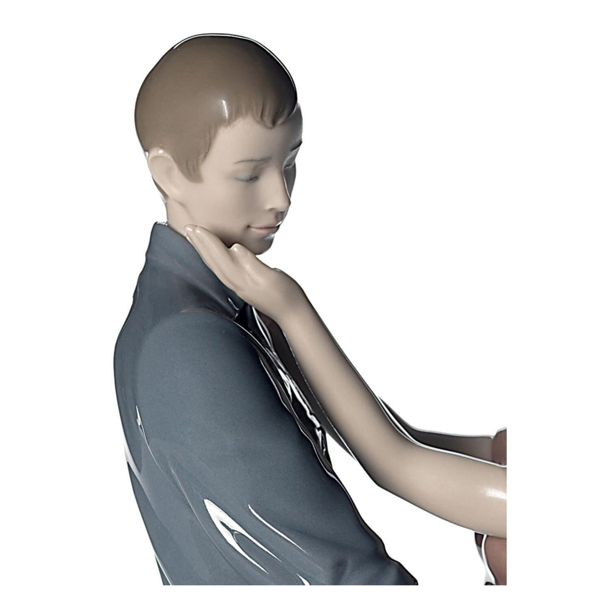 Lladró Figurina Coppia Incontro Felice 30x14cm Porcellana