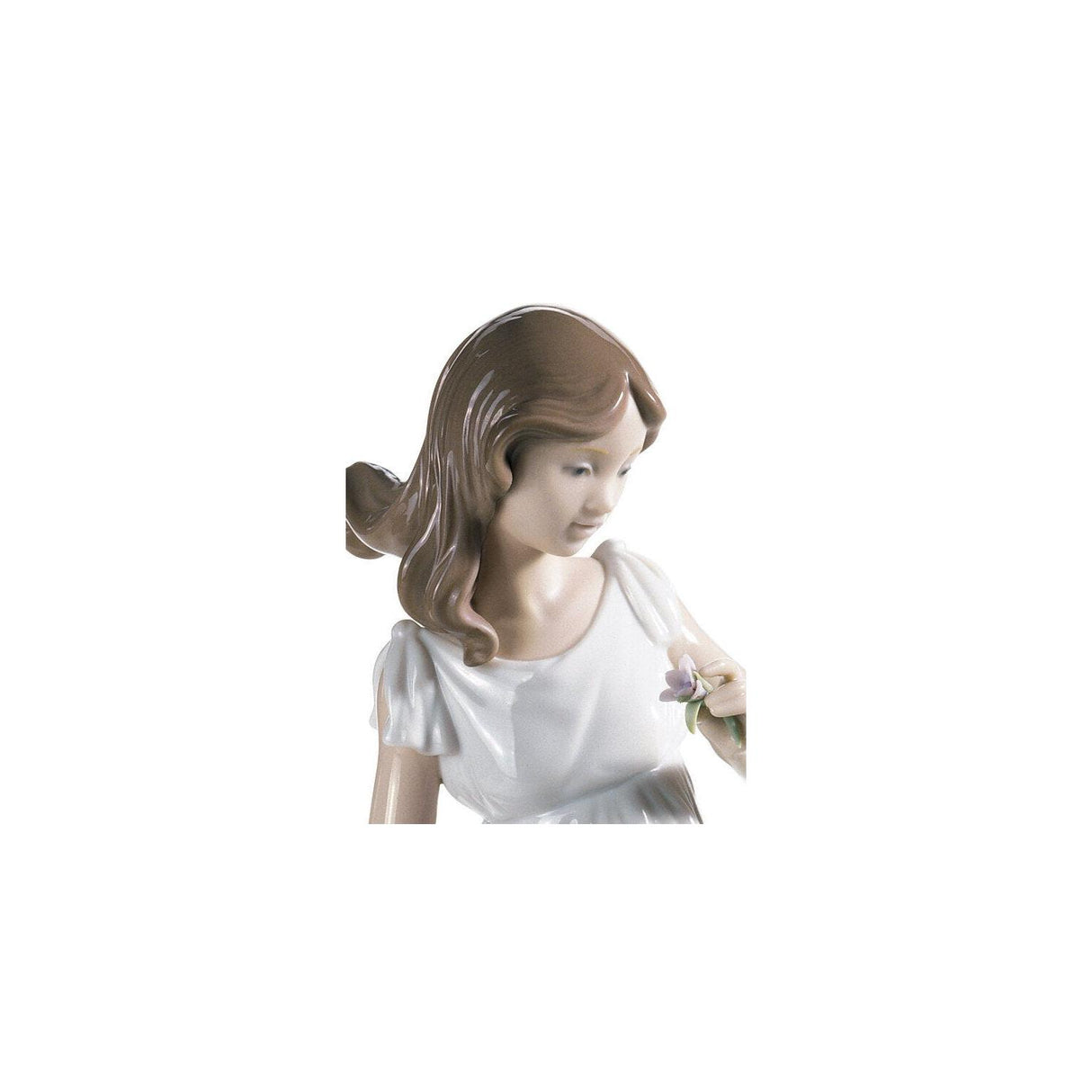 Lladró Figurina Donna Tesori Della Terra 33x15cm Porcellana