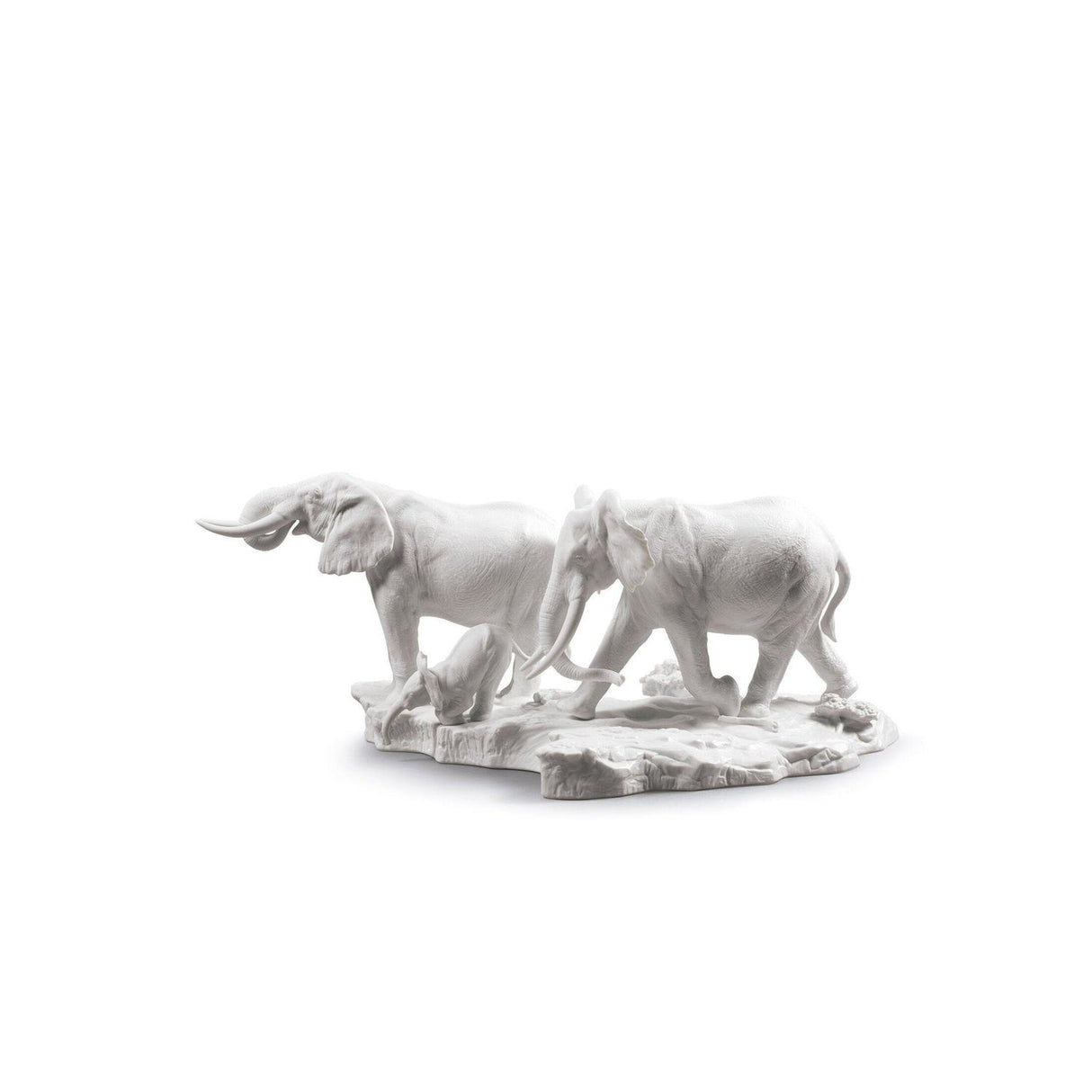 Lladró Scultura Savana Africana Animali Selvatici 29x120cm Porcellana